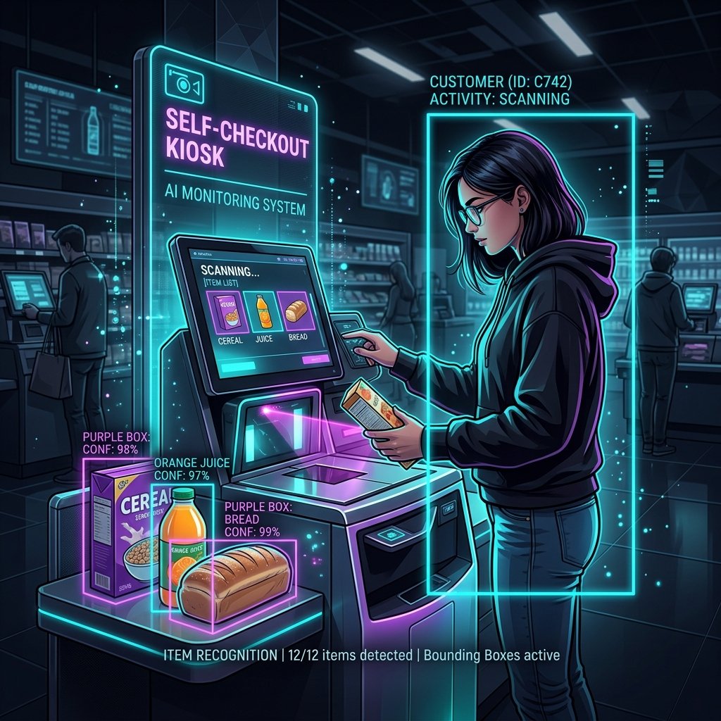 AI Self-Checkout Monitoring and Fraud Prevention